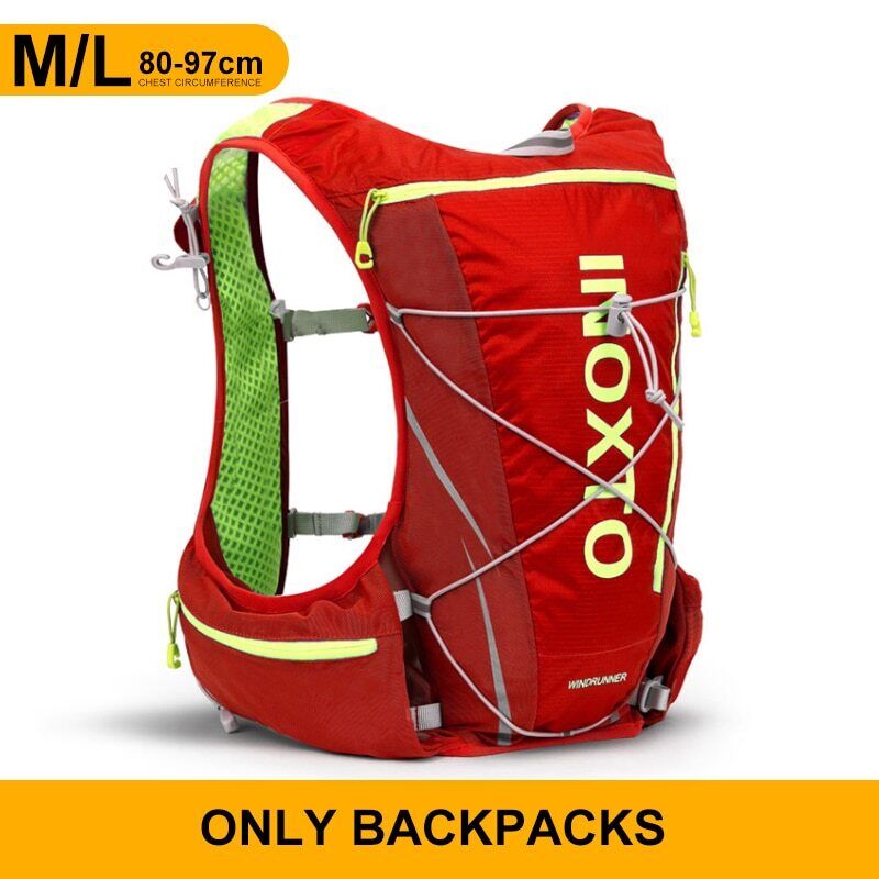 Running Backpack 8L Backpack Hiking Marathon Hydrating Bag 500ml Water Bottle