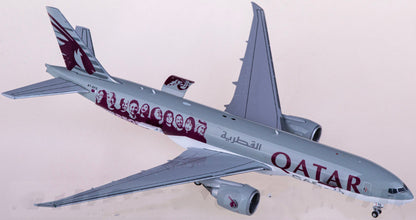 1:400 JC Wings QATAR BOEING 777-200LRF Plane Airplane Diecast Aircraft Model