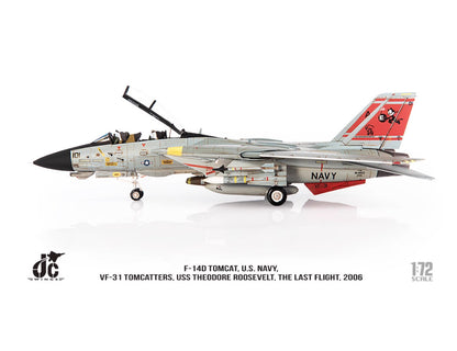 1:72 JC Wings F-14D TOMCAT, U.S. NAVY THE LAST FLIGHT 2006 Fighter Diecast Model