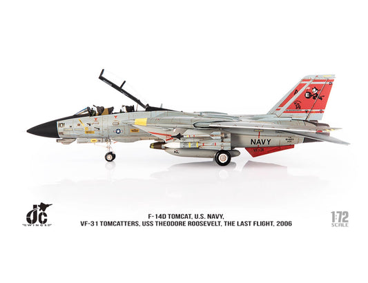 1:72 JC Wings F-14D TOMCAT, U.S. NAVY THE LAST FLIGHT 2006 Fighter Diecast Model