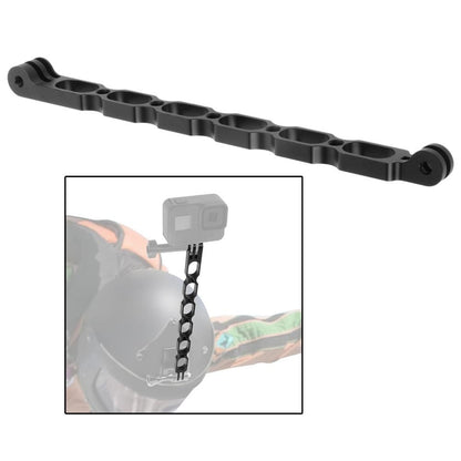 Aluminum 1/4 Extension Hole Rod Arm Mount Helmet For Gopro Max For Insta.360;