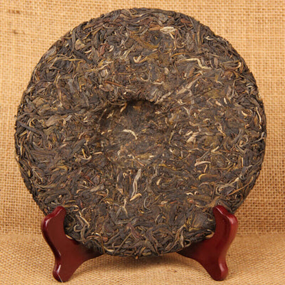 357g 2013 Top-Grade Pu'er Cha Tea Cake Yunnan Qizi Pu-erh Green Tea Health Care