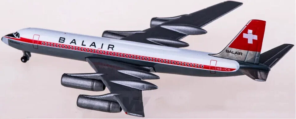 1:500 Herpa BALAIR Convair 990 Passenger Airplane Diecast Plane Aircraft Model