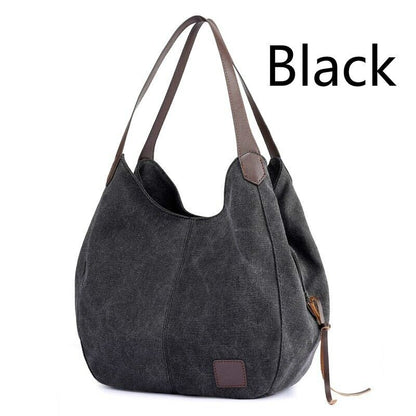 Shoulder Bag Women Capacity Ladies Hand Bags Vintage PU Leather Women Bag