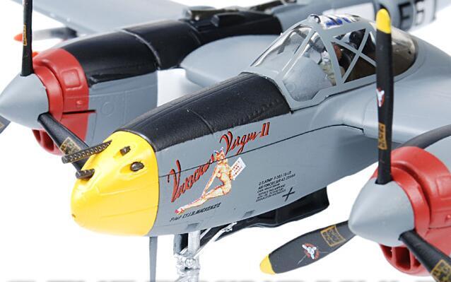 Witty P38 USAF 370TH VIVACIOUS VIRGIN II 1/72 diecast plane model aircraft
