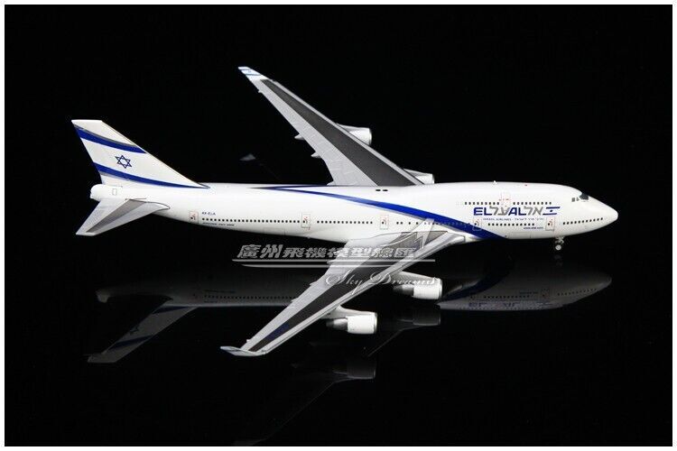 1:400 JC Wings El Al BOEING 747-400 Passenger Airplane Diecast Aircraft Model