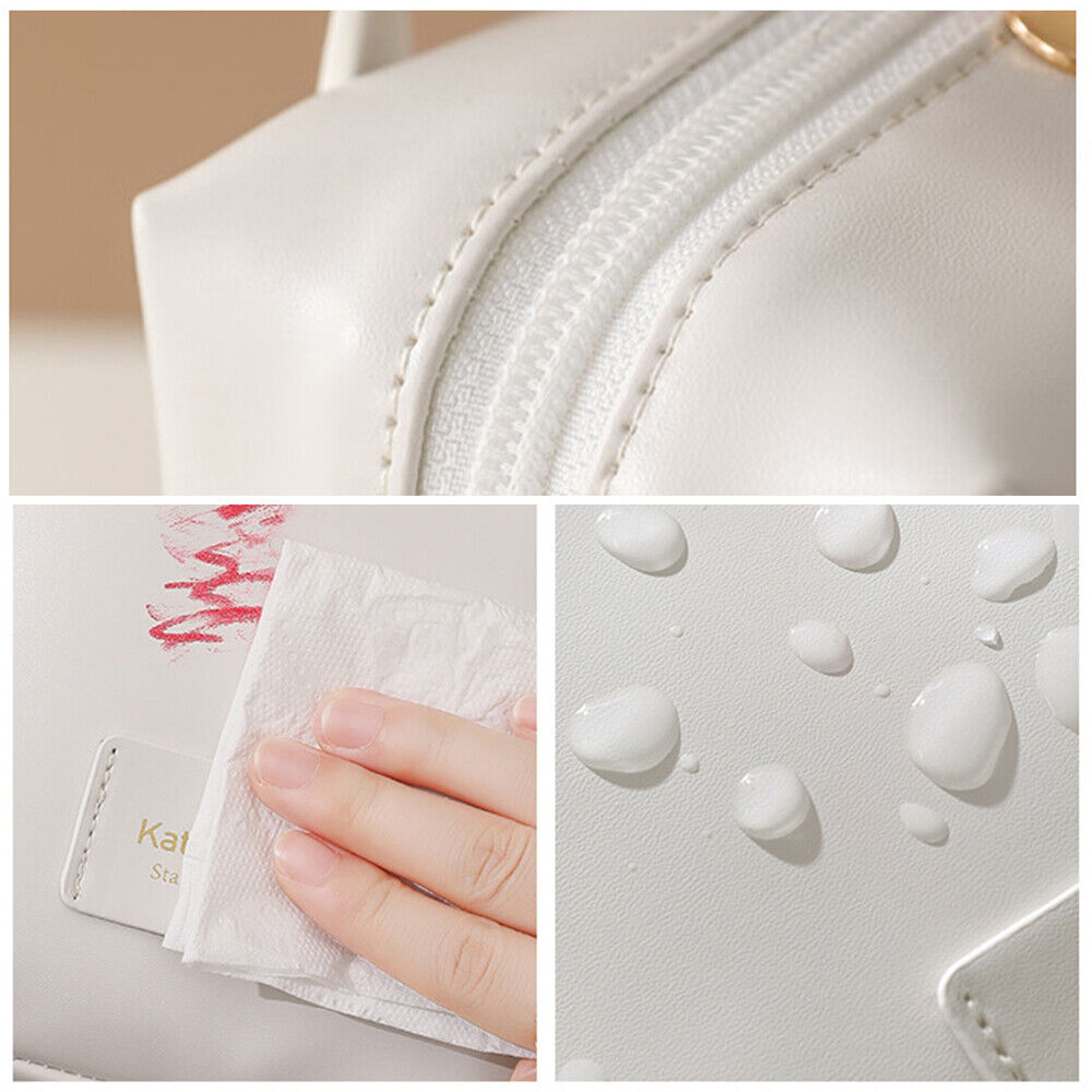 Handbag Travel Cosmetic Bag Square Pillow Bag Storage Bag Makeup Bag Wash Bag PU