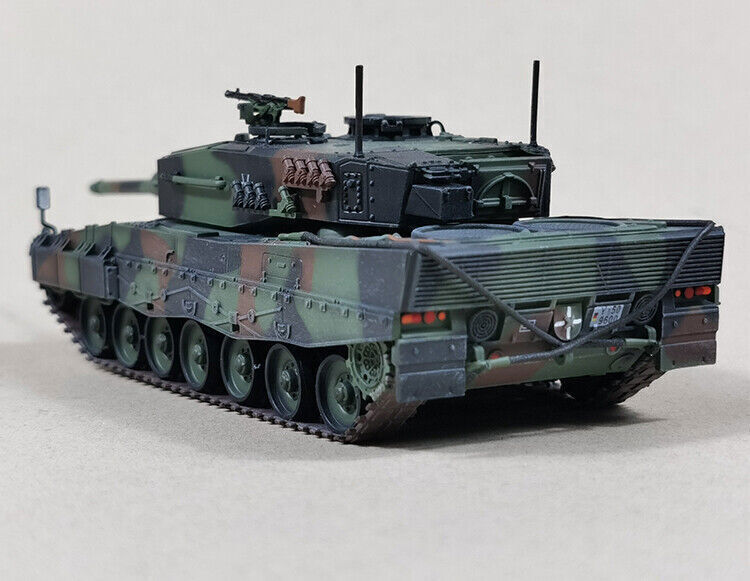 1/72 Panzerkampf German Leopard 2A4 Main Battle Tank NATO Tricolor Alloy Model