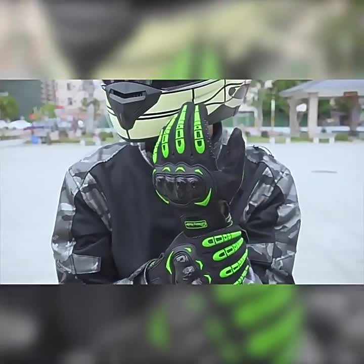 Motorcycle riding gloves, anti fall road motorcycle touch screen 3D gloves
