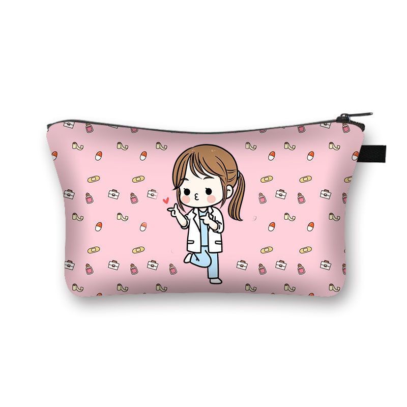 Women Cosmetic Bags Travel Storage Handbags Makeup Bag Toiletry Purse 15*21*13CM