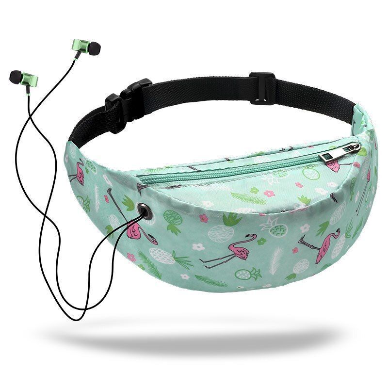 Women Waist Bag Waterproof Canvas Belt Bag Fanny Pack Sling Bags Phone Pouch 1PC