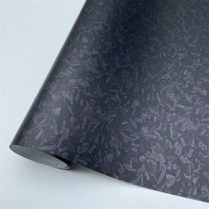 Car Stickers PET Forged Carbon Fiber Vinyl Silver Black Red Roll Adhesive Decals