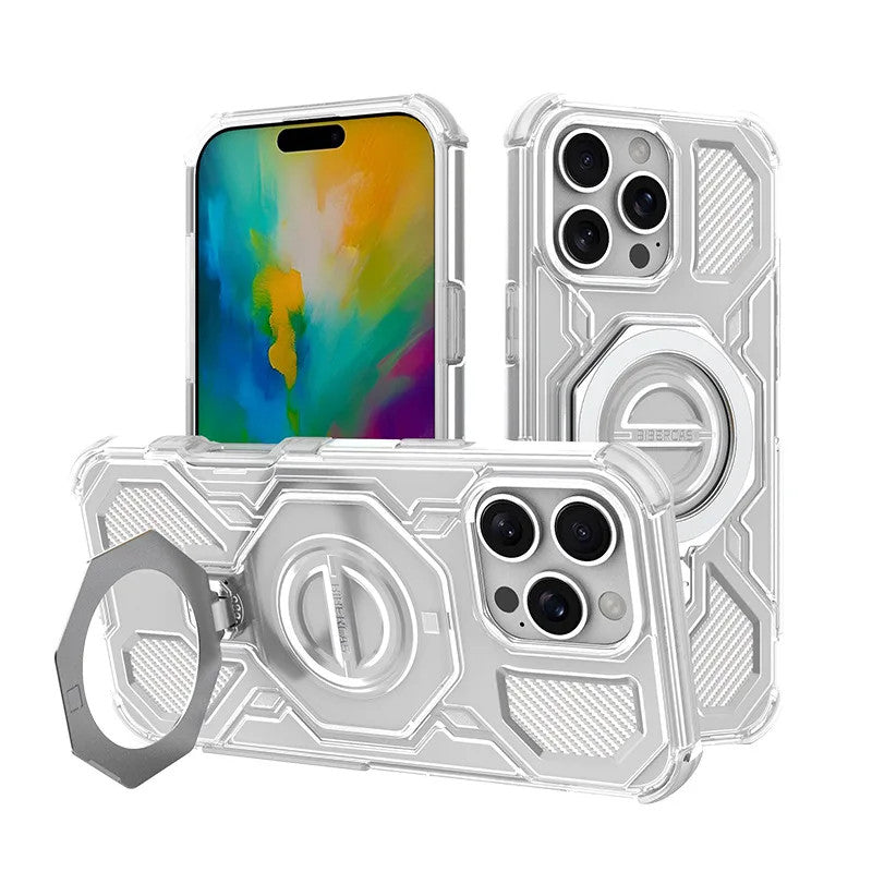 Magnetic Anti-Shock Full Protection Mobile Phone Case for iPhone 17 ProMax/16/15