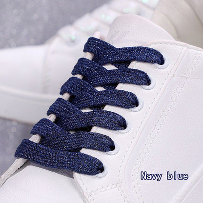 Shoelaces Colorful Sparkling Flat Athletic Sneakers Shoes Boot Strings 100-160cm