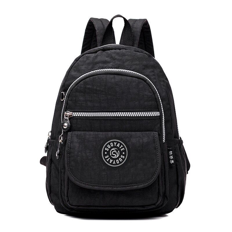 Backpack Fashion Waterproof Nylon School Bag Large Traveling Rucksack 23*10*30CM