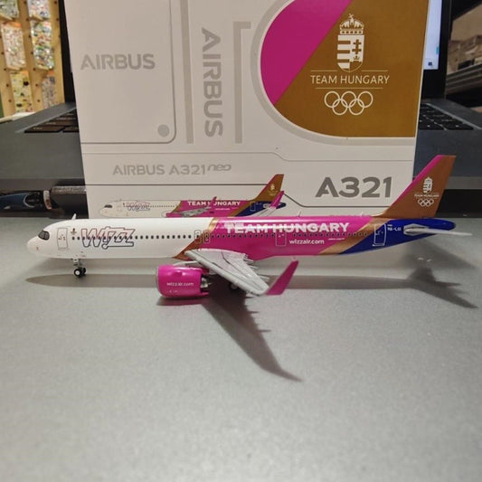 1:400 JC Wings Wizz Air Airbus A321neo Passenger Plane Diecast Aircraft Model