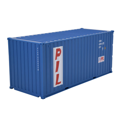 1:35 PIL 20GP Shipping Container Model Plastic Office Home Decorate Toy