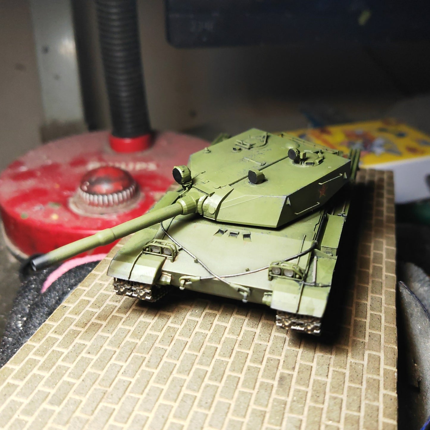 3D Printed 1/72 China Bz176 Heavy Tank Finished Product