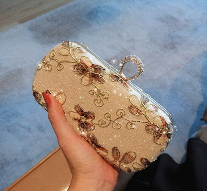 Handbags Women Bags Embroidery Women Evening Bag Wedding Bridal Shoulder Bag