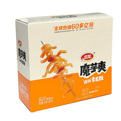 卫龙海带1盒装20包风吃海带块开袋即食辣条 Weilong Kelp 1 Box 20 Packs Latiao