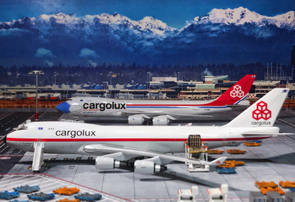 1:400 Phoenix Cargolux BOEING 747-400F Passenger Aircraft Diecast Airplane Model