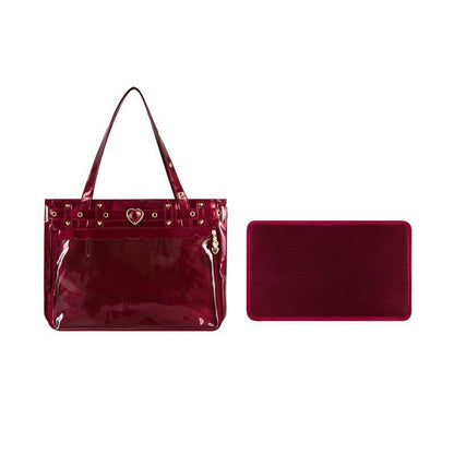 Synthetic Leather Bag Fashion Aesthetic Tote Purse 38*21*1.5 CM Shoulder Travel
