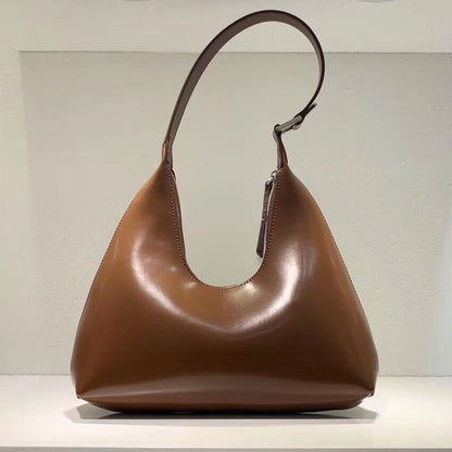 Small U Top Real Leather Snake Vintage Shoulder Bag Purse Handbag Top Handle