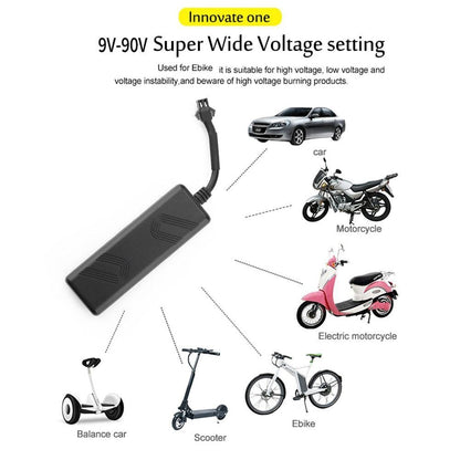 GPS Tracker Electric Scooter Locator Tracking 85x27x16 Mm/ 3.35x1.06x0.63 In ABS