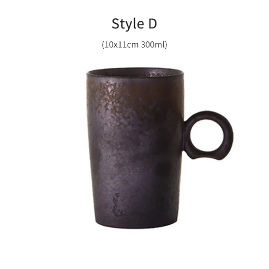 Bronze Ceramic Coffee Tea Mugs Cup Pottery Tea Cup