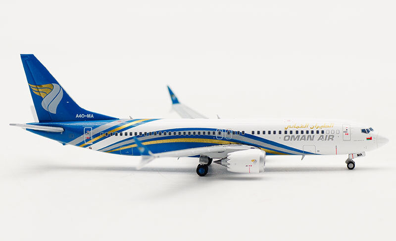 JC Wings OMAN AIR for BOEING 737-8MAX A4O-MA 1/400 diecast plane model aircraft