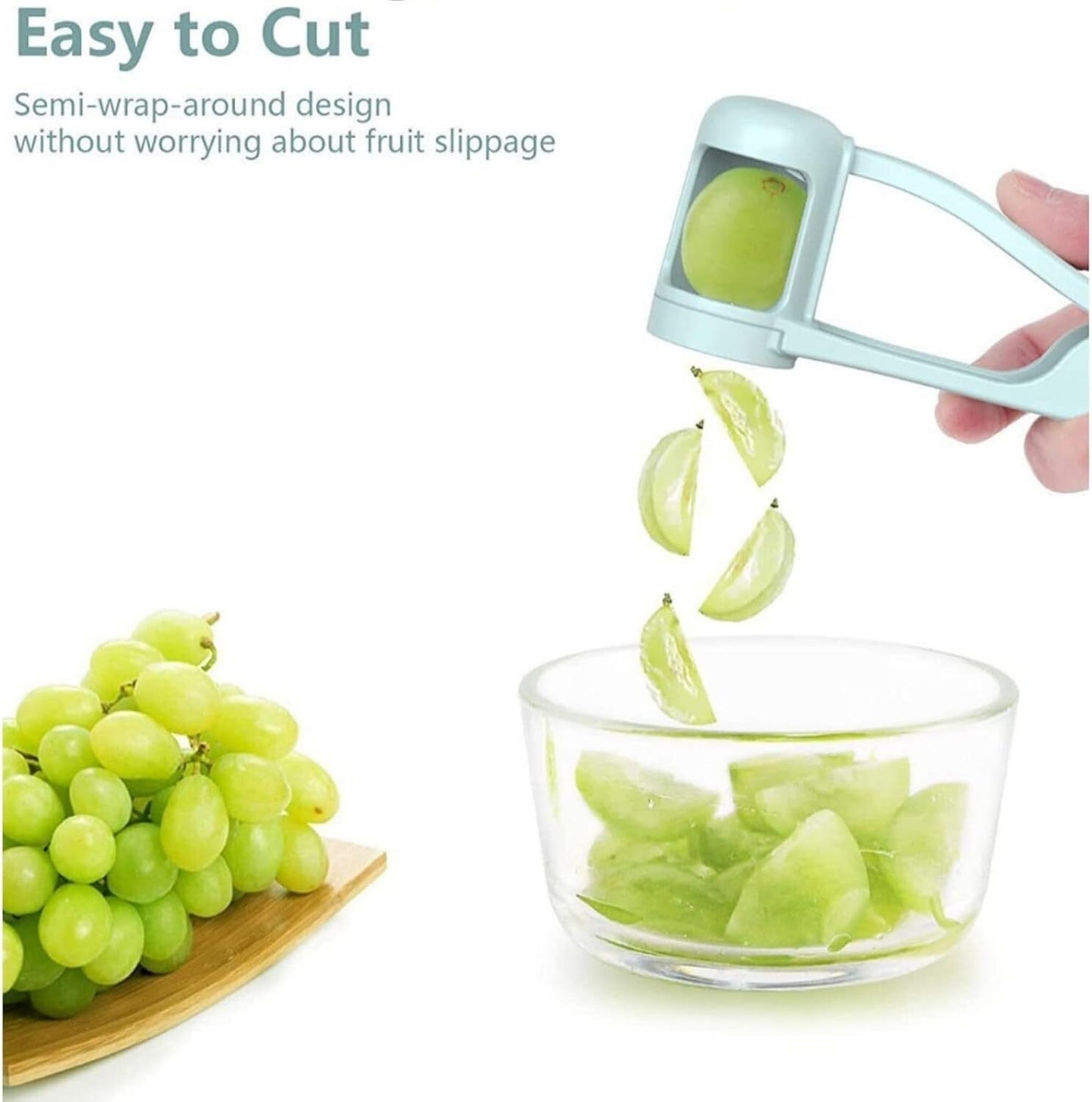 Grape Cutter for Toddlers, Grape Slicer for Baby, Grape Cherry Tomato Slicer