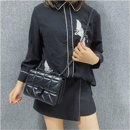 Luxury Bag Handbag Rhombic Crossbody Chain Messenger Shoulder Bag 20*7*14 CM 1PC