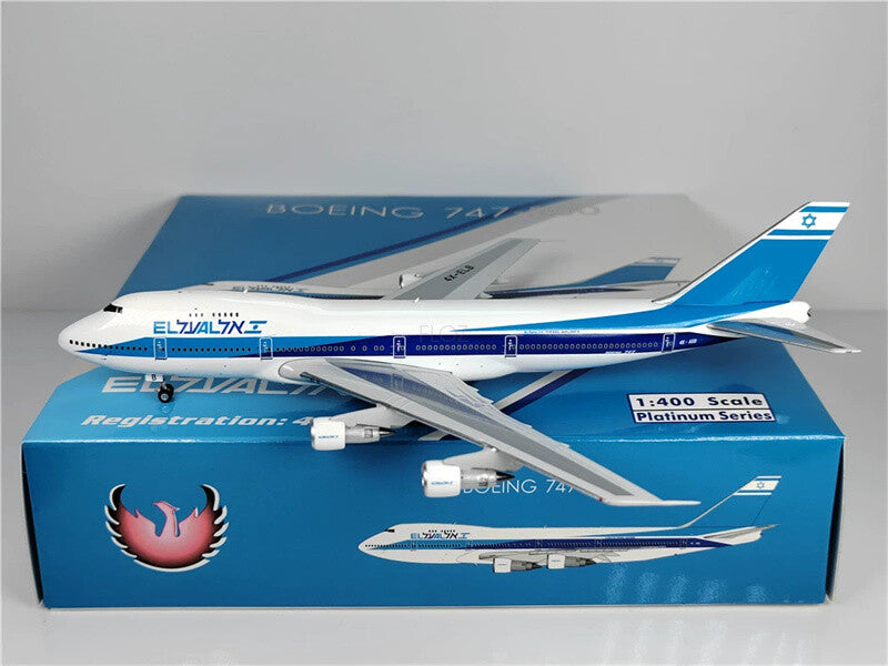 Phoenix EL AL for Boeing B747-200 4X-AXB Limited Edition 1/400 Aircraft Model