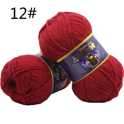 Hot Sale 100g Camel Velvet Thick Yarn Cashmere Hand Knitting Crochet Crafts Yarn