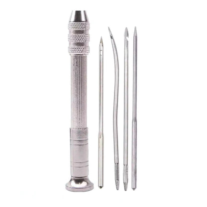 Leather Sewing Awl Set Replaceable Shoes Repair Punch Stitching Needle