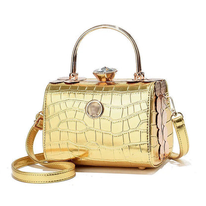 Women Shoulder Bag PU Female Handbag Plaid Crossbody Bags