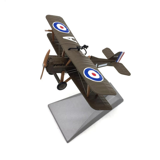 1/72 Diecast Alloy WWI British SE.5A Fighter Military Aircraft Model Toy For Kid
