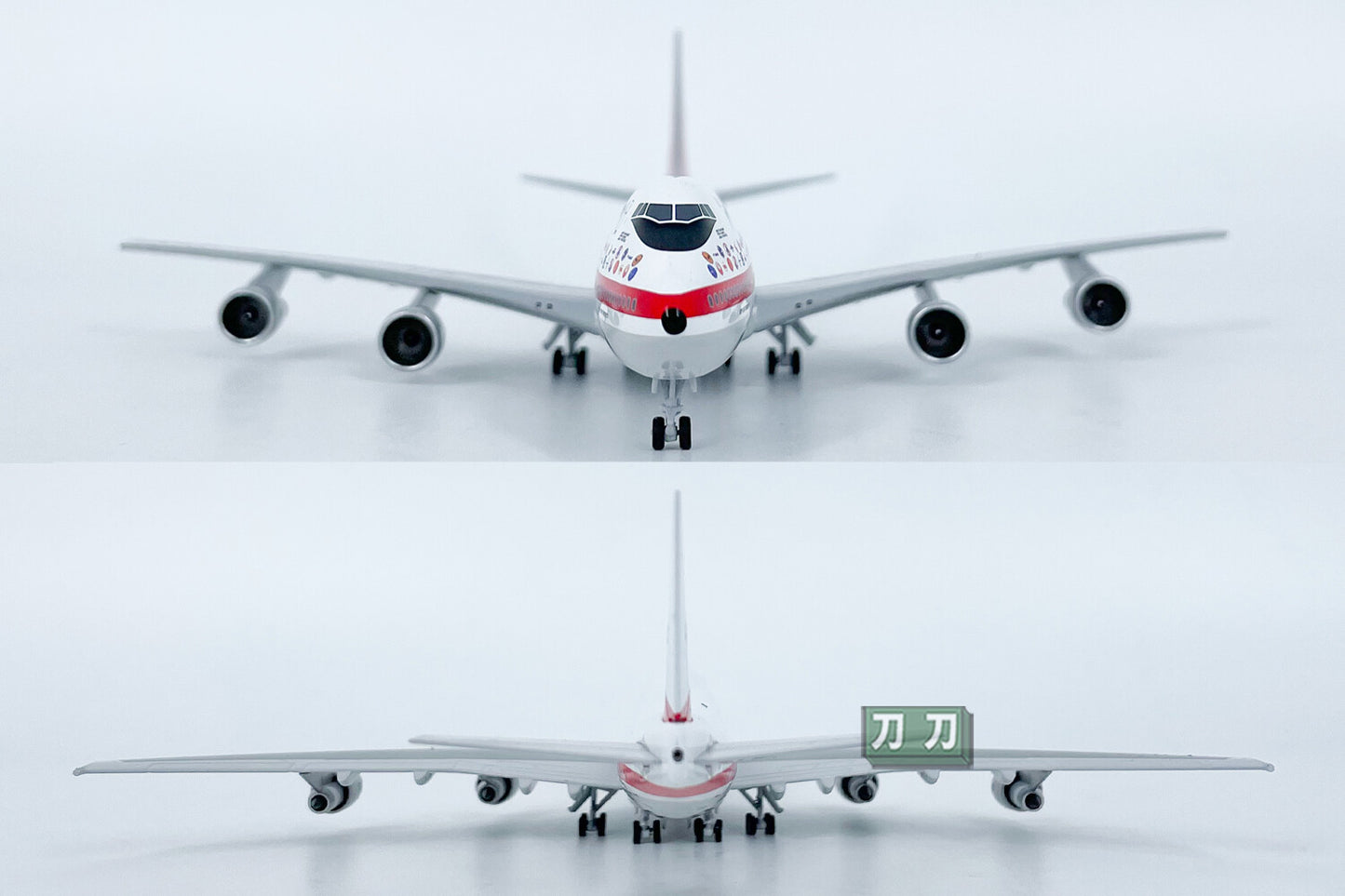 1:400 NG Lite BOEING B747-100 N7470 Passenger Airplane Diecast Model