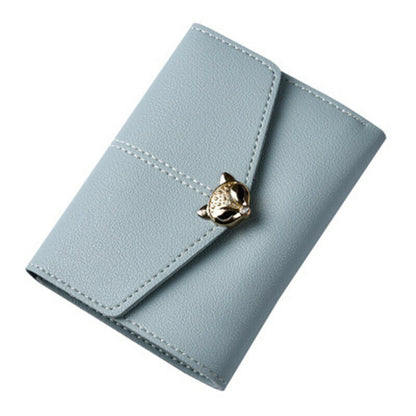 PU Leather Card&ID Holders Wallet Female Purse Clamps Cash Clip Women's Handbags