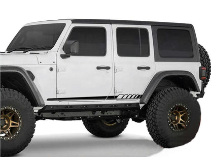 Graphics Car Side Sticker For Jeep Wrangler Rubicon 4 Door Racing Stripe Decals