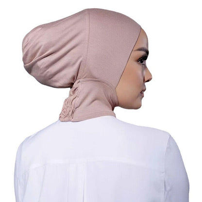 Women Under Scarf Turban Hat Modal Hijab Cap Islamic Muslim Soft Stretch Hijab ⊰