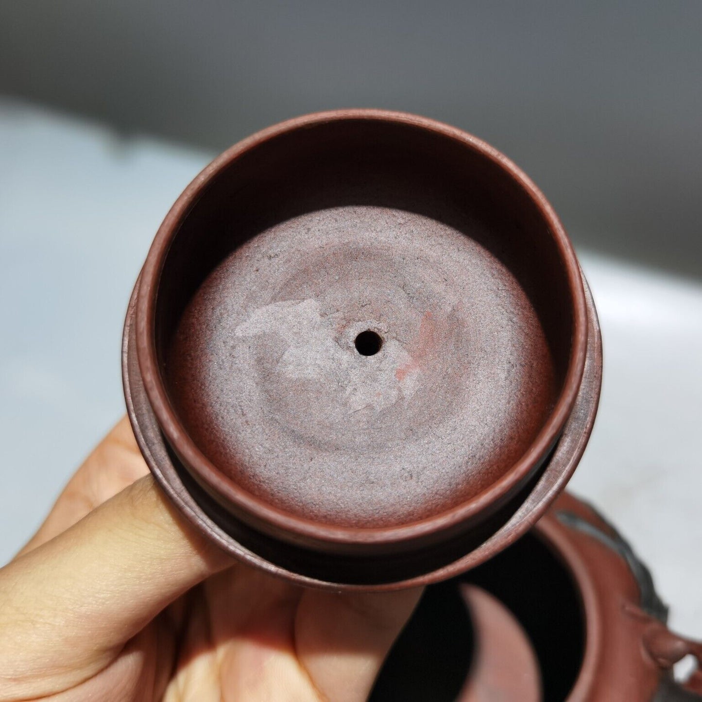 collect vintage chinese yixing purple clay teapot zisha ceramic peach teaware