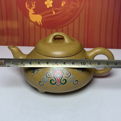 Vintage Chinese Yixing Purple Clay Teapot Zisha Ceremony Fashion Gift Teaware