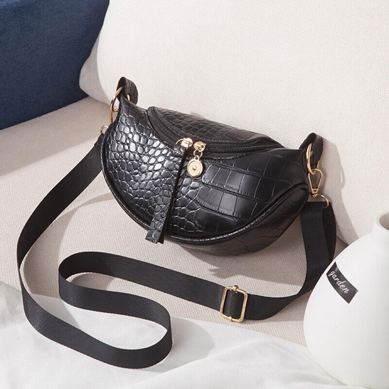 PU Leather Women's Bag Chest Bag Zipper Women's Shoulder Messenger Bag Handbags
