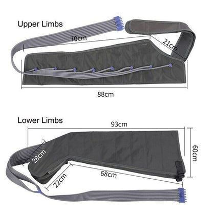 Electric air compression massager waist leg pump pack leg pain medicine before massage-