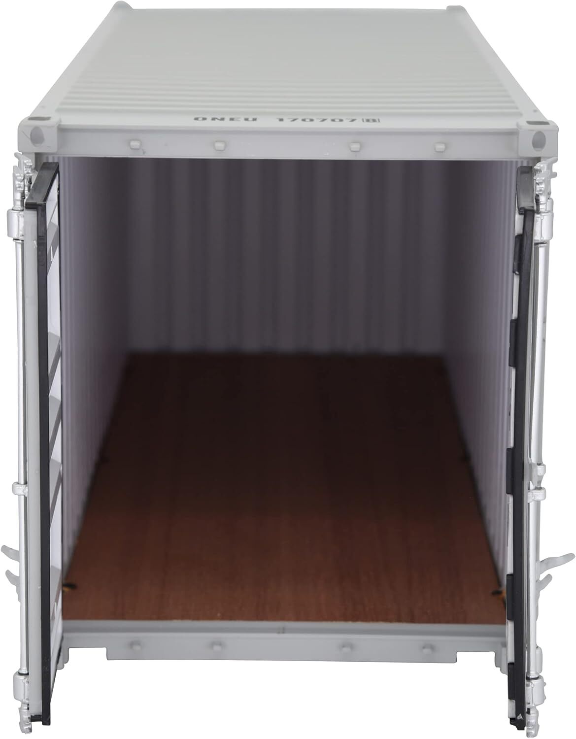 1:20 ONE 20GP Shipping Container Model Gray Abs Resin & Wood Toy Decoration Gray