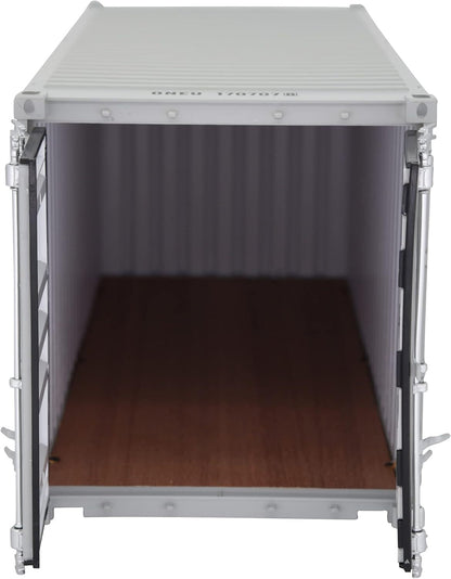 1:20 ONE 20GP Shipping Container Model Gray Abs Resin & Wood Toy Decoration Gray