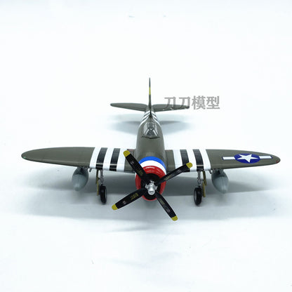 1:72 World War II US Army P47D Lightning fighter model aircraft model decoration