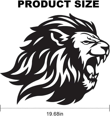 Lion King Metal Silhouette, Metal Wall Art Sculpture, Lion Wall Logo