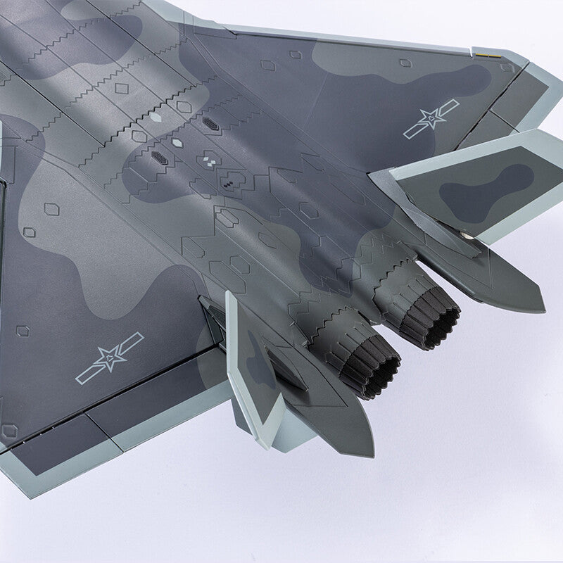 46CM 1:48 AF1 China J-20 Stealth Fighter Plane Diecast Military Aircraft Model